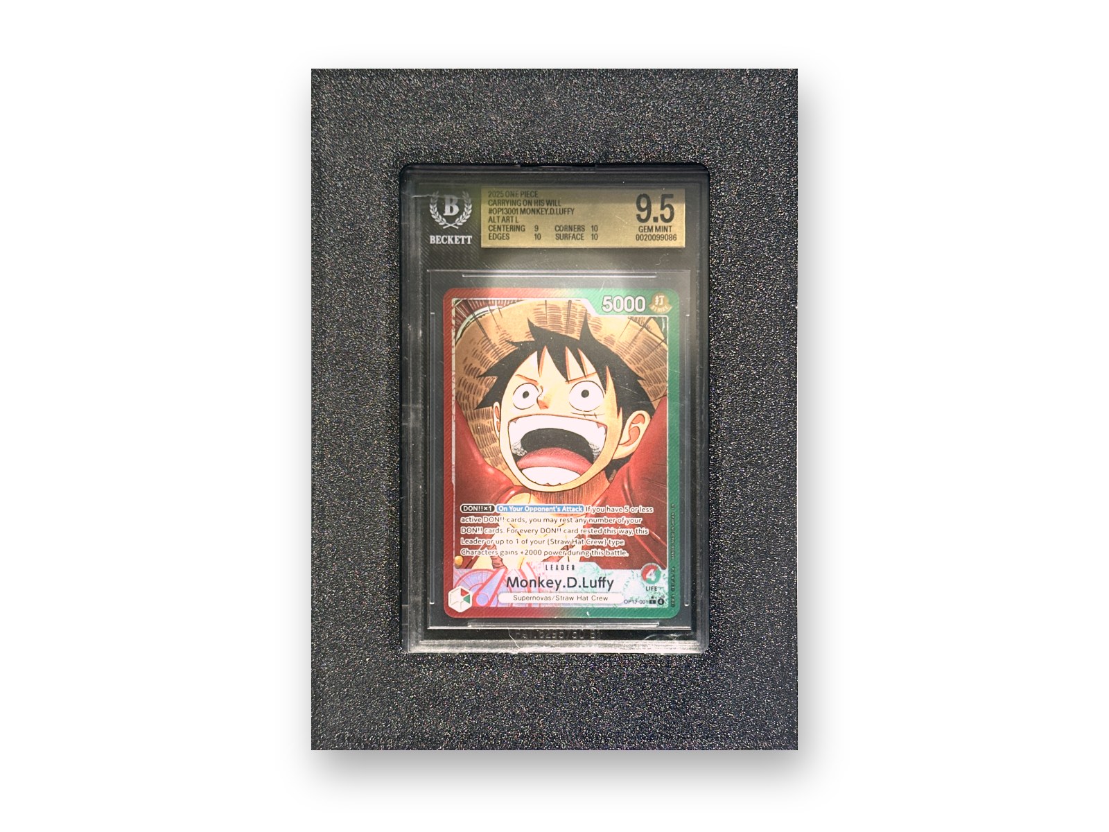 BGS frame, front