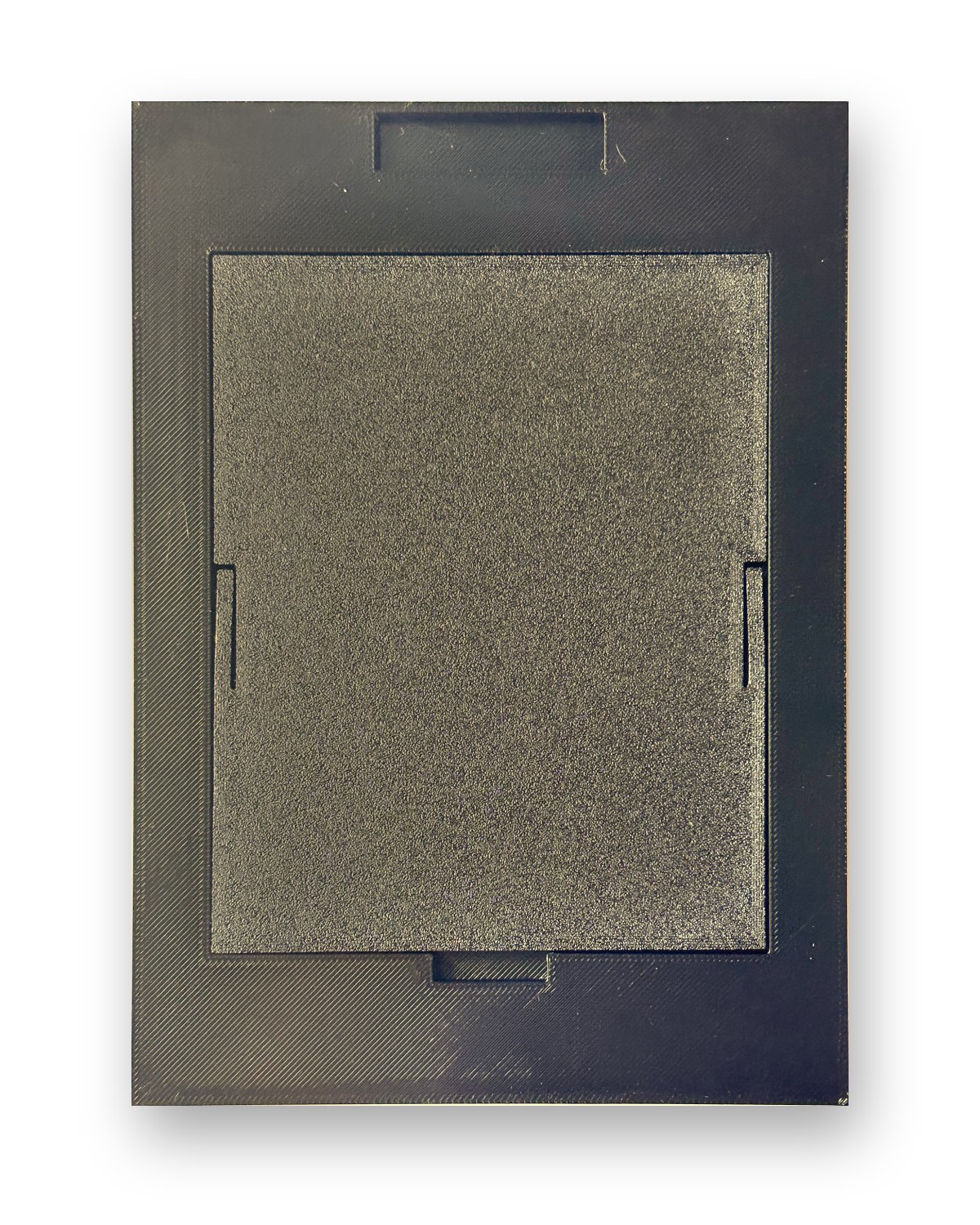 The back of the frame